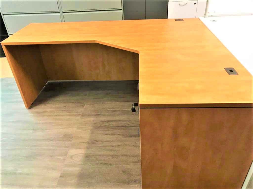 second hand l shaped desk