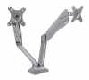 100 Series Pneumatic Monitor Arm Silver