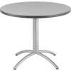 Round Cafe Table Gray Cafeworks Iceberg