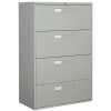 4-drawer lateral metal filing cabinet 9300 series gray