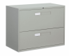 2-drawer lateral metal filing cabinet 9300 series gray