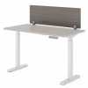 Ionic Office Furniture Vancouver - modern laminate desk-mounted privacy panel divider