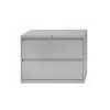 Titan Series 2 Drawer Lateral Filing Cabinet in Gray