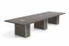 Licence 2 Office Furniture - modern laminate boardroom/conference table with integrated power/data