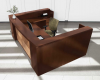 Markham Office Furniture - modern wood veneer U-shaped reception desk with transaction counter and contrasting front panel