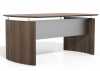 Medina Office Furniture - modern laminate desk with modesty panel