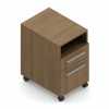 Princeton Office Furniture - modern laminate open shelf/box/file mobile pedestal for storage and filing