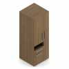 Princeton Office Furniture - modern laminate storage wardrobe with cupboard, open shelf, and storage/filing drawers