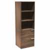 Workscape Office Furniture - modern laminate storage unit with 2 lateral file drawers and 3 open shelves